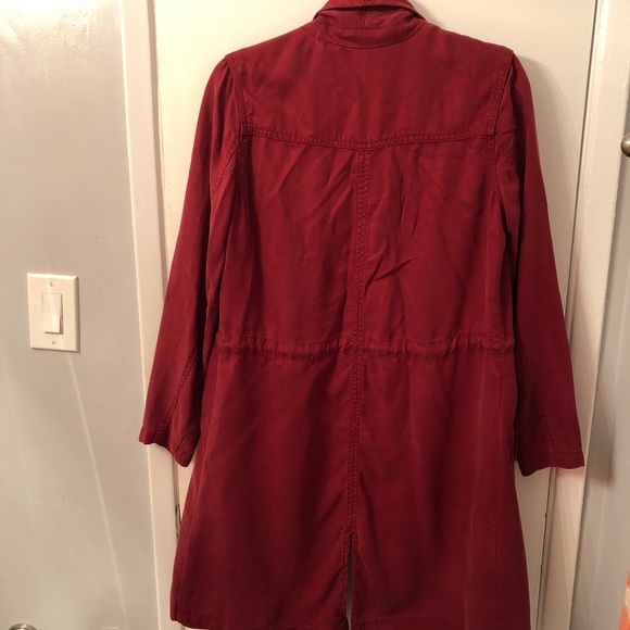 Max Jeans Sundried Tomato Drape Front Jacket - Picture 3 of 8